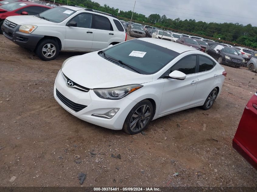 2015 Hyundai Elantra Limited VIN: 5NPDH4AE9FH566617 Lot: 39375481