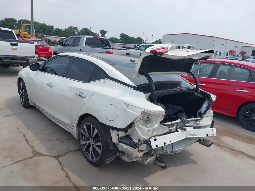 2017 NISSAN MAXIMA 3.5S/SV/SL/SR/PLAT - 1N4AA6AP3HC448605