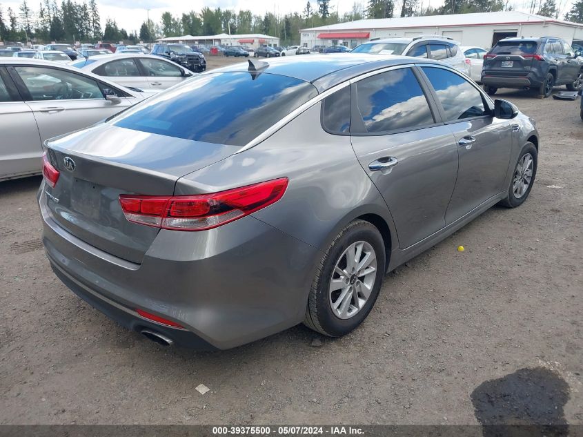 2018 Kia Optima Lx VIN: 5XXGT4L36JG225591 Lot: 39375500