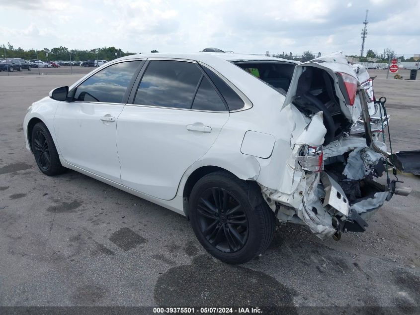 2016 Toyota Camry Se VIN: 4T1BF1FK3GU535943 Lot: 39375501