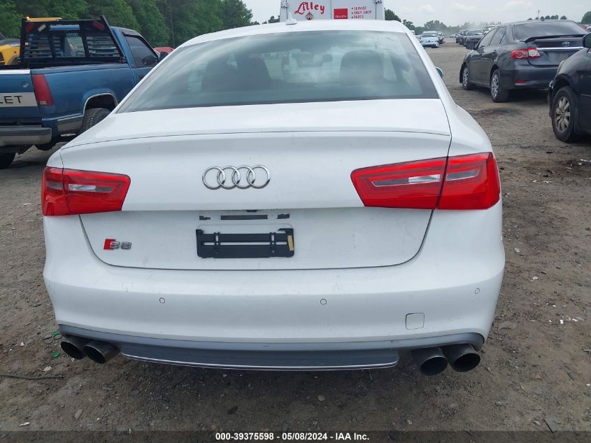 2013 Audi S6 4.0T Prestige VIN: WAUJ2AFC2DN086522 Lot: 39375598