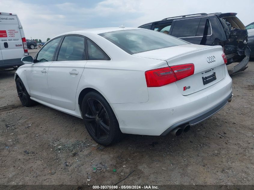 2013 Audi S6 4.0T Prestige VIN: WAUJ2AFC2DN086522 Lot: 39375598