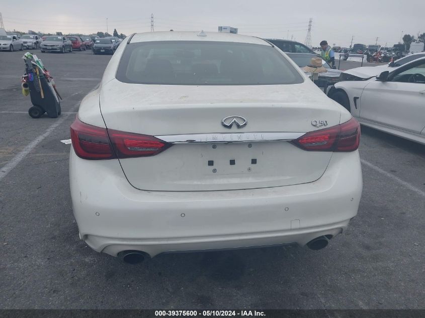 2020 Infiniti Q50 Luxe VIN: JN1EV7AP4LM202318 Lot: 39375600