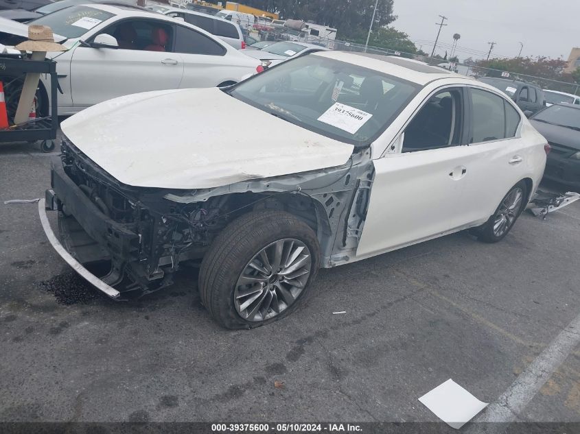 2020 Infiniti Q50 Luxe VIN: JN1EV7AP4LM202318 Lot: 39375600