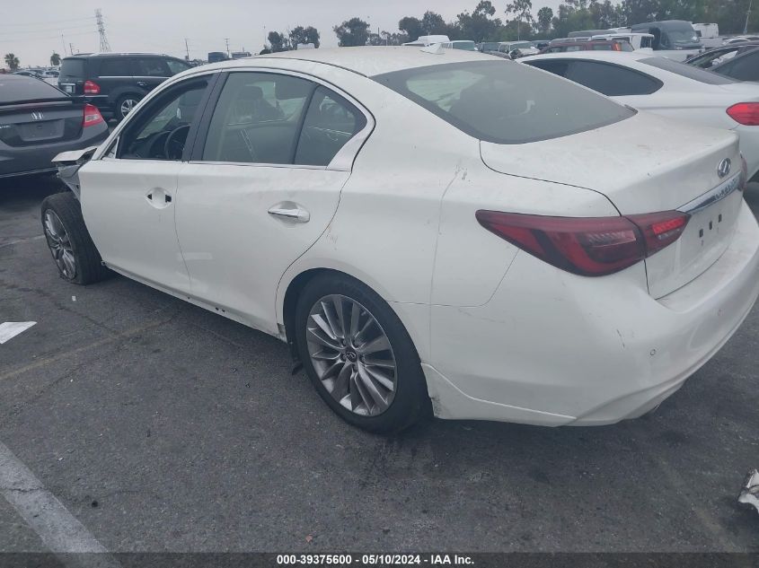 2020 Infiniti Q50 Luxe VIN: JN1EV7AP4LM202318 Lot: 39375600