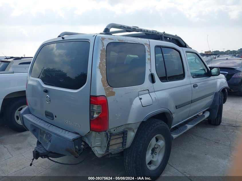 2002 Nissan Xterra Xe VIN: 5N1ED28Y42C593245 Lot: 39375624