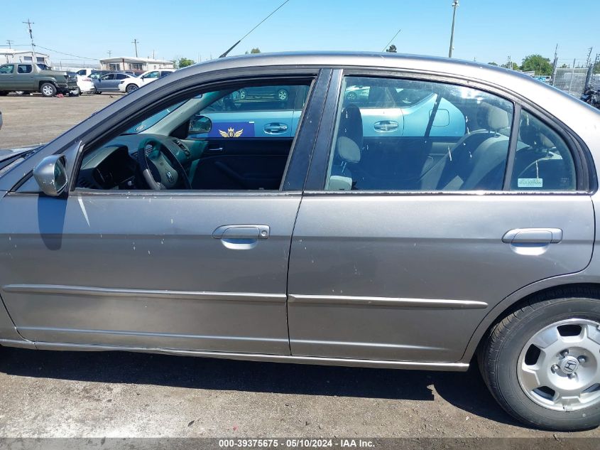 2004 Honda Civic Hybrid VIN: JHMES96664S019824 Lot: 39375675