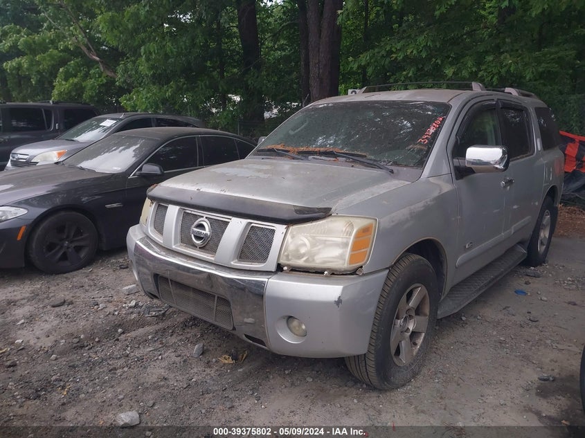 2006 Nissan Armada Se VIN: 5N1AA08A16N738945 Lot: 39375802