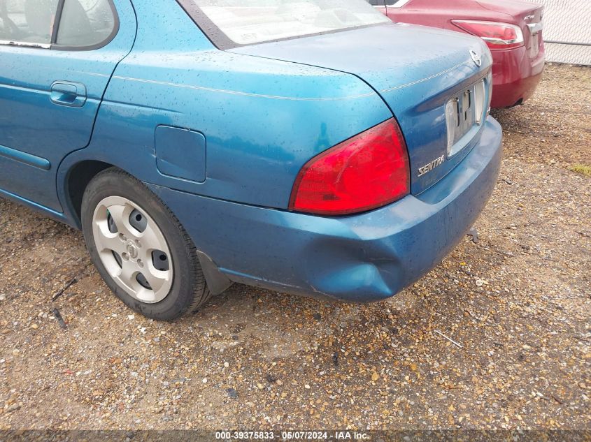 2004 Nissan Sentra 1.8S VIN: 3N1CB51D74L849639 Lot: 39375833