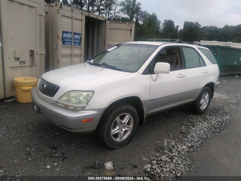 2001 Lexus Rx 300 Base (A4) VIN: JTJGF10U310117091 Lot: 39375869