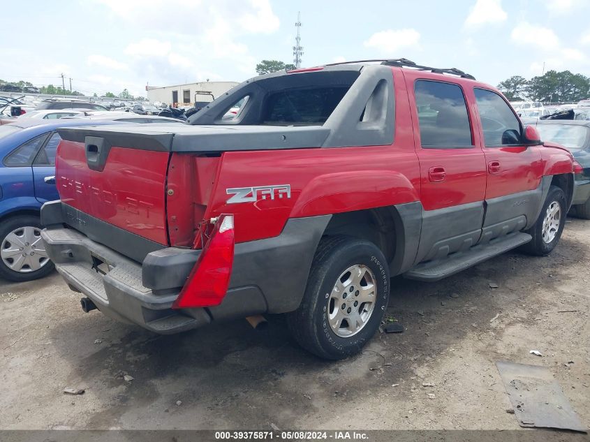 2004 Chevrolet Avalanche 1500 VIN: 3GNEC12T44G297924 Lot: 39375871