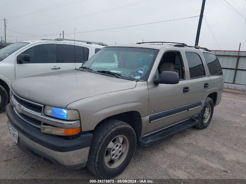 2001 Chevrolet Tahoe Ls VIN: 1GNEC13T31R164825 Lot: 39375873