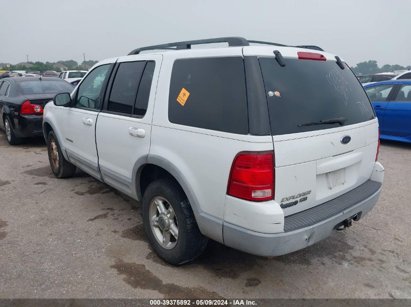 2002 Ford Explorer Xlt VIN: 1FMZU63E22ZC43843 Lot: 39375892