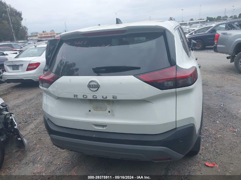 2022 Nissan Rogue S Fwd VIN: 5N1BT3AAXNC710288 Lot: 39375911
