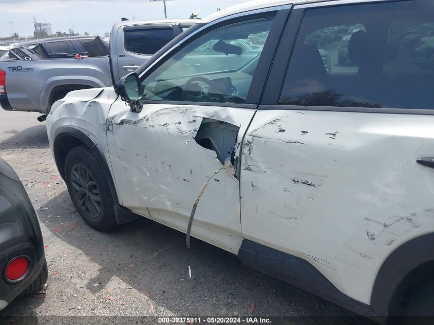 2022 Nissan Rogue S Fwd VIN: 5N1BT3AAXNC710288 Lot: 39375911