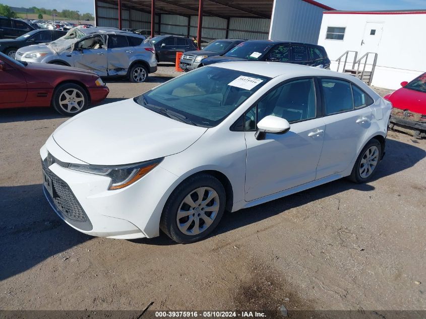 2021 Toyota Corolla Le VIN: 5YFEPMAE0MP253396 Lot: 39375916