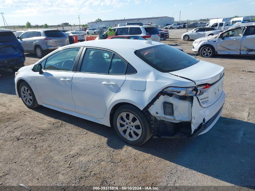 2021 Toyota Corolla Le VIN: 5YFEPMAE0MP253396 Lot: 39375916