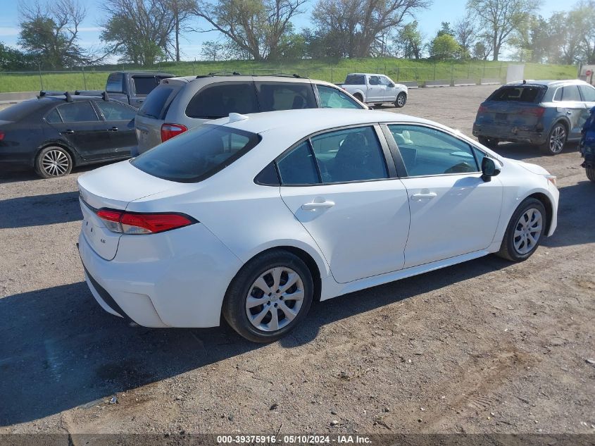 2021 Toyota Corolla Le VIN: 5YFEPMAE0MP253396 Lot: 39375916