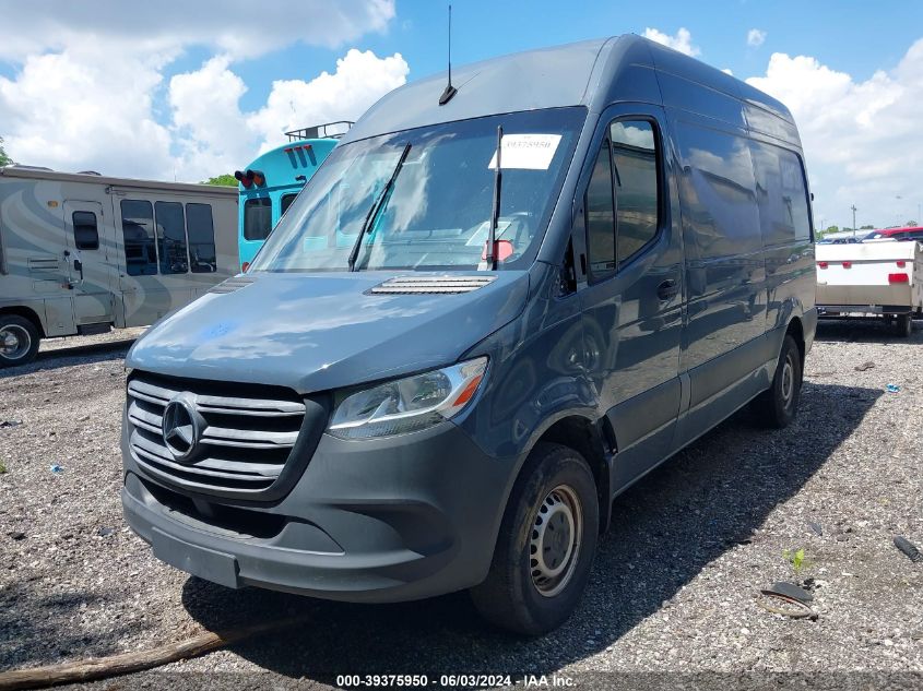 2019 Mercedes-Benz Sprinter 2500 High Roof V6/Standard Roof V6 VIN: WD4PF0CD8KP033159 Lot: 39375950