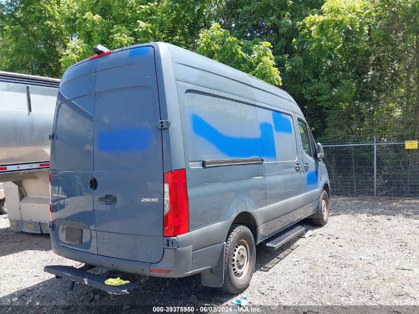 2019 Mercedes-Benz Sprinter 2500 High Roof V6/Standard Roof V6 VIN: WD4PF0CD8KP033159 Lot: 39375950