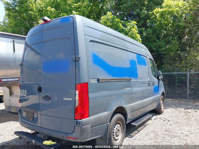 2019 Mercedes-Benz Sprinter 2500 High Roof V6/Standard Roof V6 VIN: WD4PF0CD8KP033159 Lot: 39375950