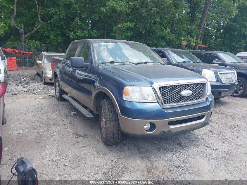 2006 Ford F-150 Lariat/Xlt VIN: 1FTPW12VX6FB10751 Lot: 39375981