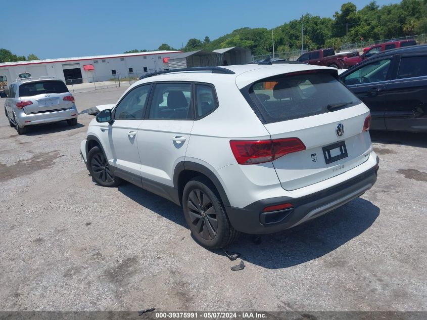 2022 Volkswagen Taos 1.5T S VIN: 3VVAX7B20NM078758 Lot: 39375991