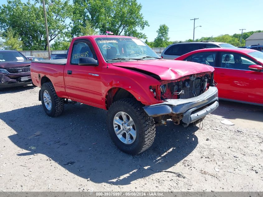 2001 Toyota Tacoma VIN: 5TEPM62N91Z860429 Lot: 39375997