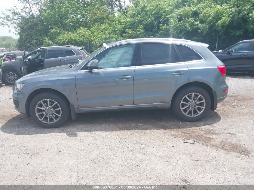 2012 Audi Q5 2.0T Premium VIN: WA1CFAFP8CA105500 Lot: 39376001
