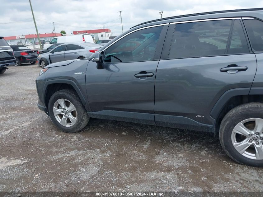 2021 Toyota Rav4 Xle Hybrid VIN: 4T3RWRFV3MU014649 Lot: 39376019