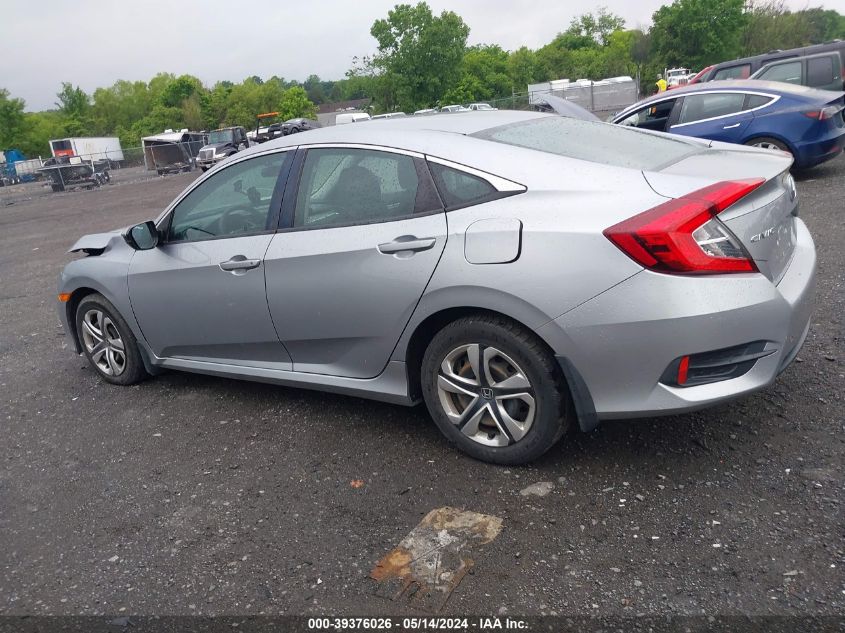 2016 Honda Civic Lx VIN: 19XFC2F53GE095879 Lot: 39376026