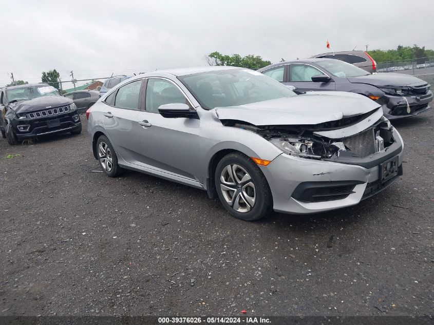 2016 Honda Civic Lx VIN: 19XFC2F53GE095879 Lot: 39376026