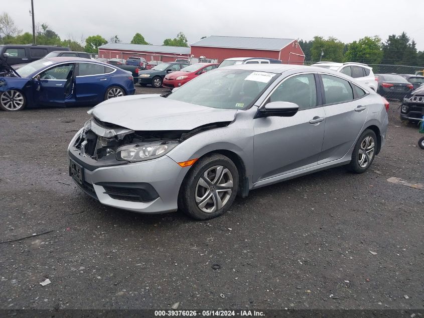 2016 Honda Civic Lx VIN: 19XFC2F53GE095879 Lot: 39376026