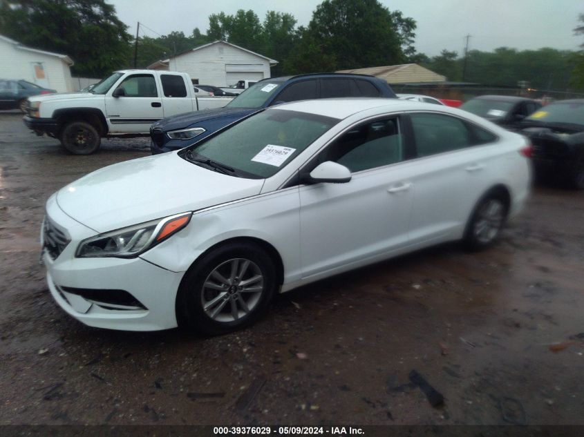 2016 Hyundai Sonata Se VIN: 5NPE24AF8GH367624 Lot: 39376029