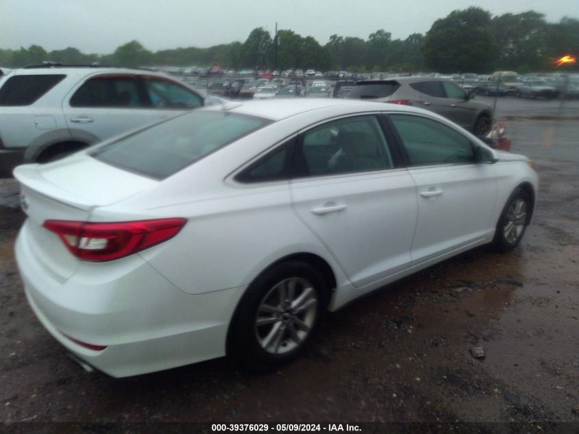 2016 Hyundai Sonata Se VIN: 5NPE24AF8GH367624 Lot: 39376029