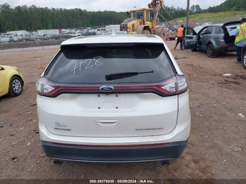 2017 Ford Edge Titanium VIN: 2FMPK3K89HBC01236 Lot: 39376030
