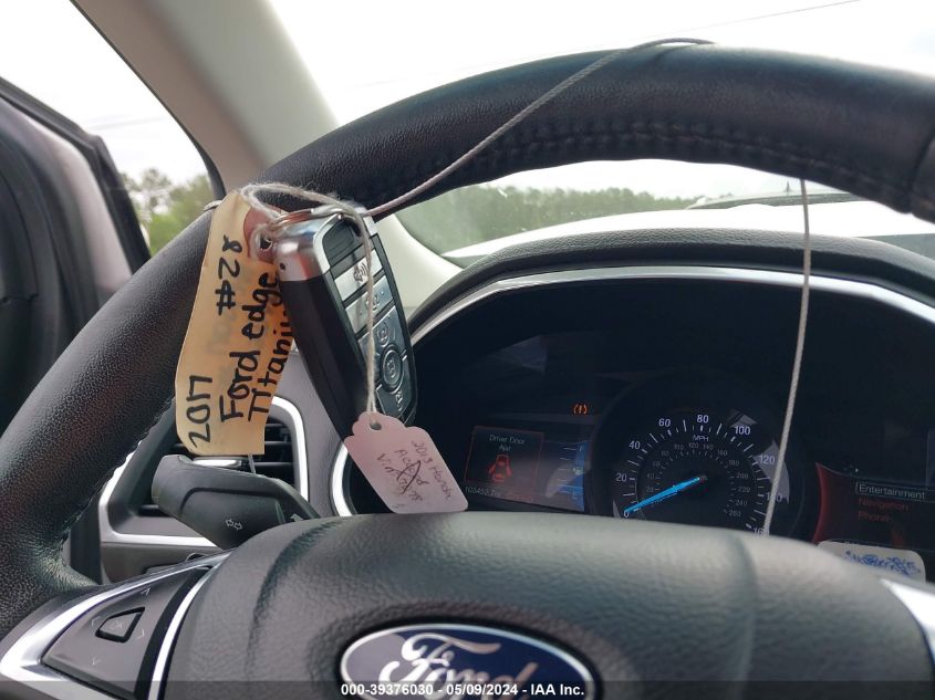 2017 Ford Edge Titanium VIN: 2FMPK3K89HBC01236 Lot: 39376030