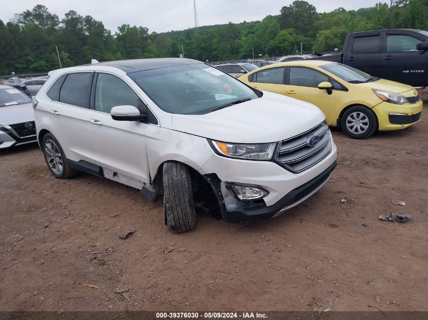 2017 Ford Edge Titanium VIN: 2FMPK3K89HBC01236 Lot: 39376030