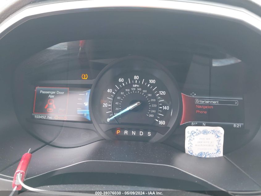 2017 Ford Edge Titanium VIN: 2FMPK3K89HBC01236 Lot: 39376030