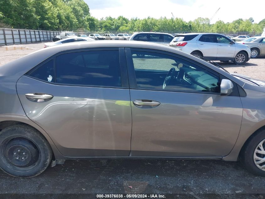 2019 Toyota Corolla Le VIN: 5YFBURHEXKP876410 Lot: 39376038