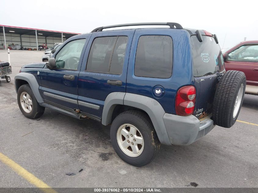 2005 Jeep Liberty Sport VIN: 1J4GL48K25W658470 Lot: 39376062