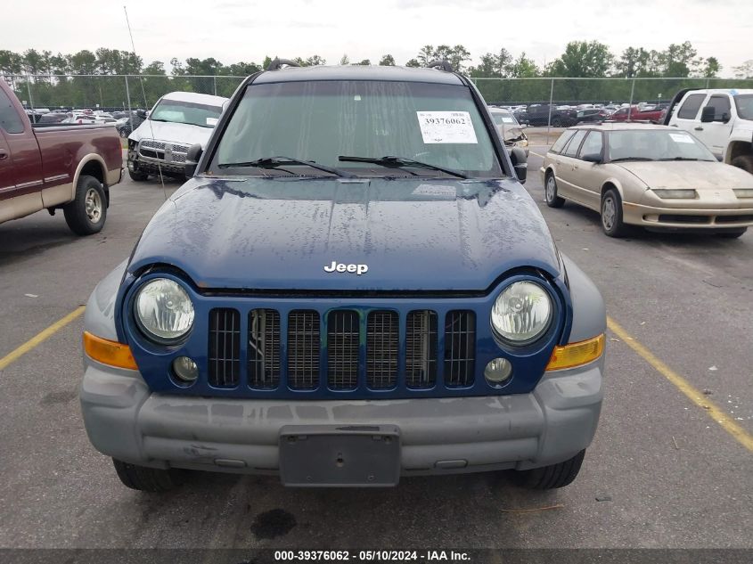 2005 Jeep Liberty Sport VIN: 1J4GL48K25W658470 Lot: 39376062