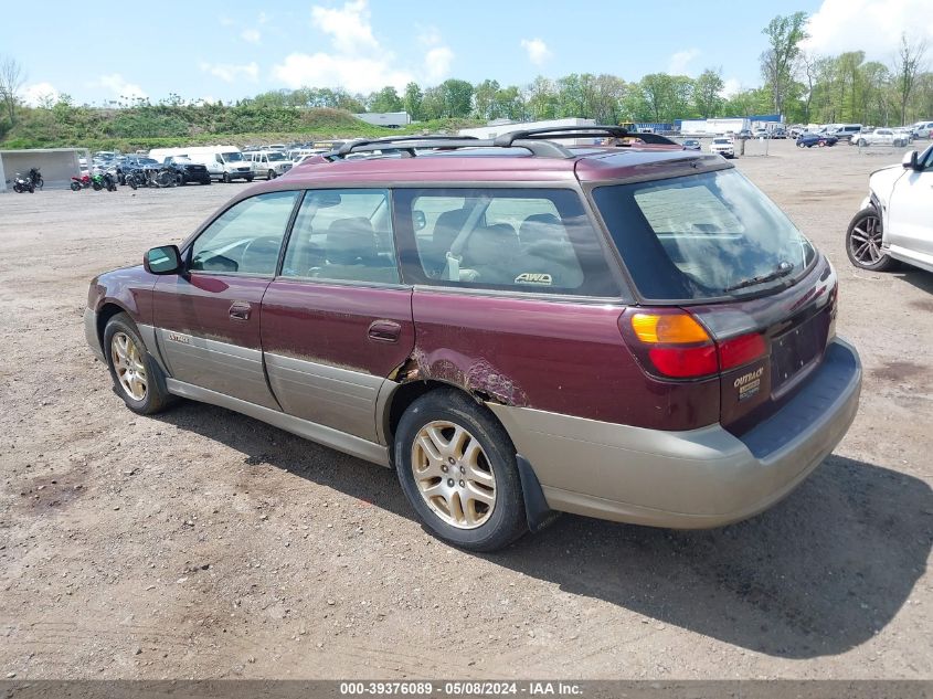 2000 Subaru Outback Limited VIN: 4S3BH6869Y7655936 Lot: 39376089