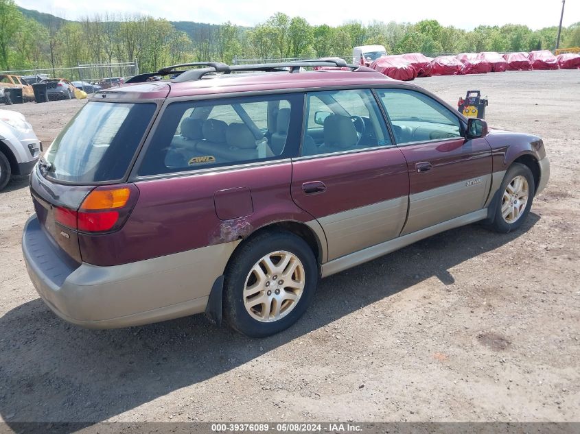 2000 Subaru Outback Limited VIN: 4S3BH6869Y7655936 Lot: 39376089