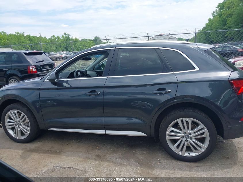 2018 Audi Q5 2.0T Premium/2.0T Tech Premium VIN: WA1BNAFY6J2248542 Lot: 39376095