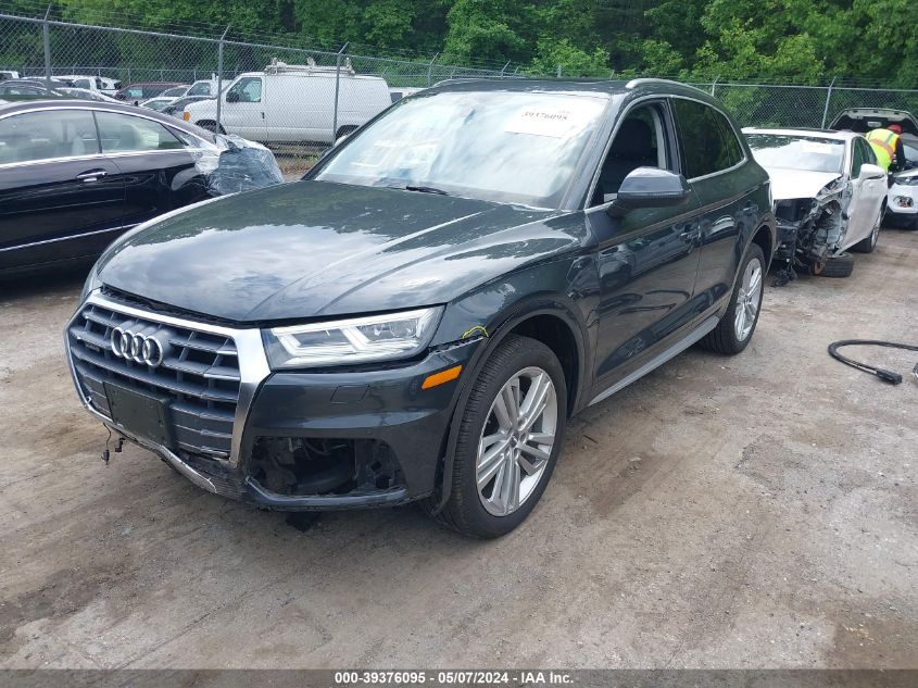 2018 Audi Q5 2.0T Premium/2.0T Tech Premium VIN: WA1BNAFY6J2248542 Lot: 39376095