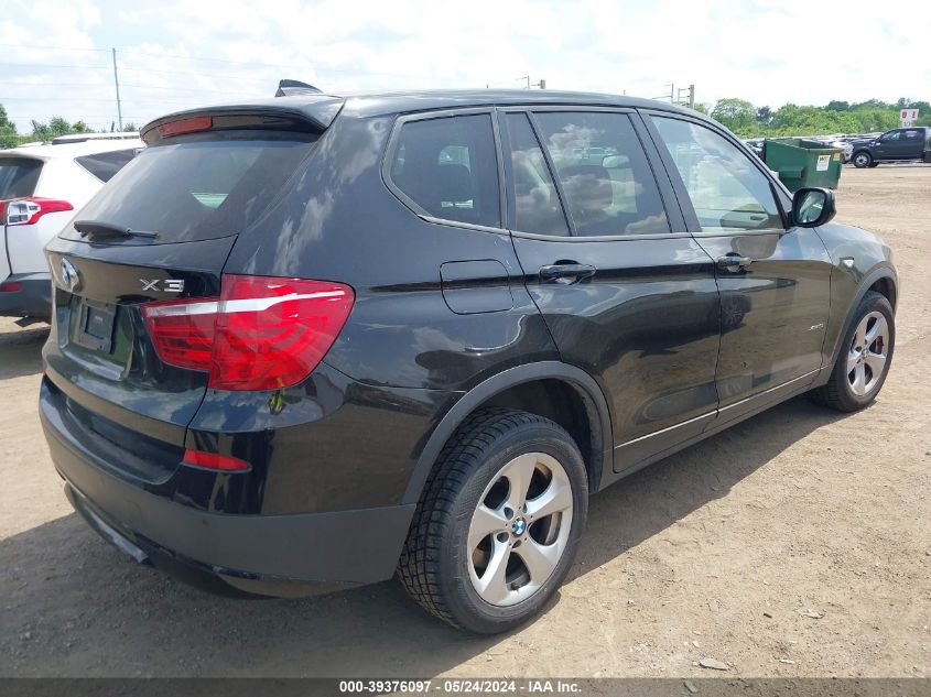 2011 BMW X3 xDrive28I VIN: 5UXWX5C59BLW14068 Lot: 39376097