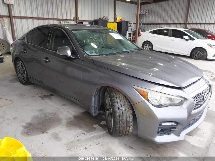 2014 Infiniti Q50 Hybrid Sport VIN: JN1AV7AP6EM692133 Lot: 39376101