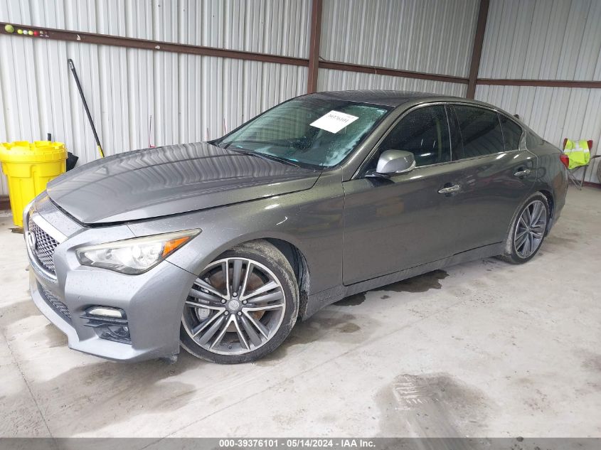 2014 Infiniti Q50 Hybrid Sport VIN: JN1AV7AP6EM692133 Lot: 39376101