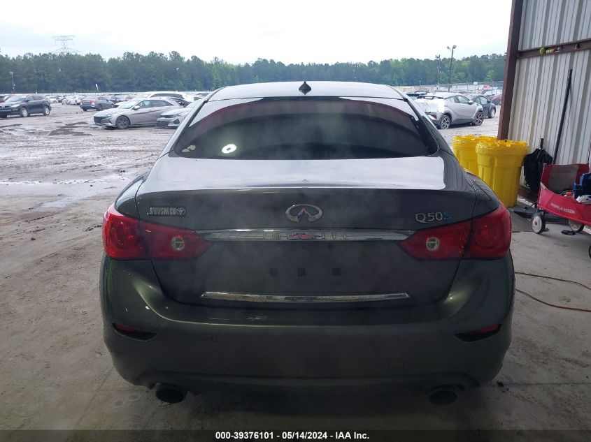 2014 Infiniti Q50 Hybrid Sport VIN: JN1AV7AP6EM692133 Lot: 39376101